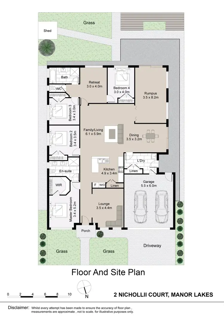 Floorplan of Homely house listing, 2 Nichollii Court, Manor Lakes VIC 3024