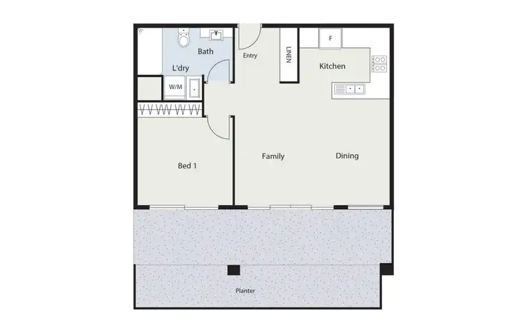 Floorplan of Homely apartment listing, 34/60 Tishler Street, Wright ACT 2611