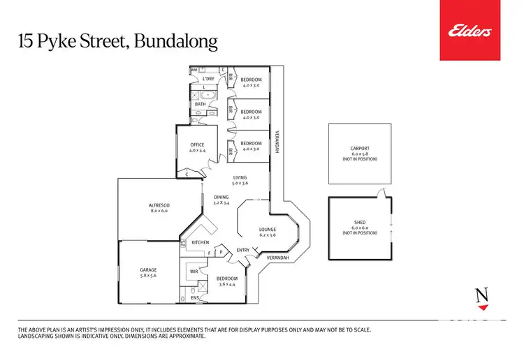 Floorplan of Homely house listing, 15 Pyke Street, Bundalong VIC 3730