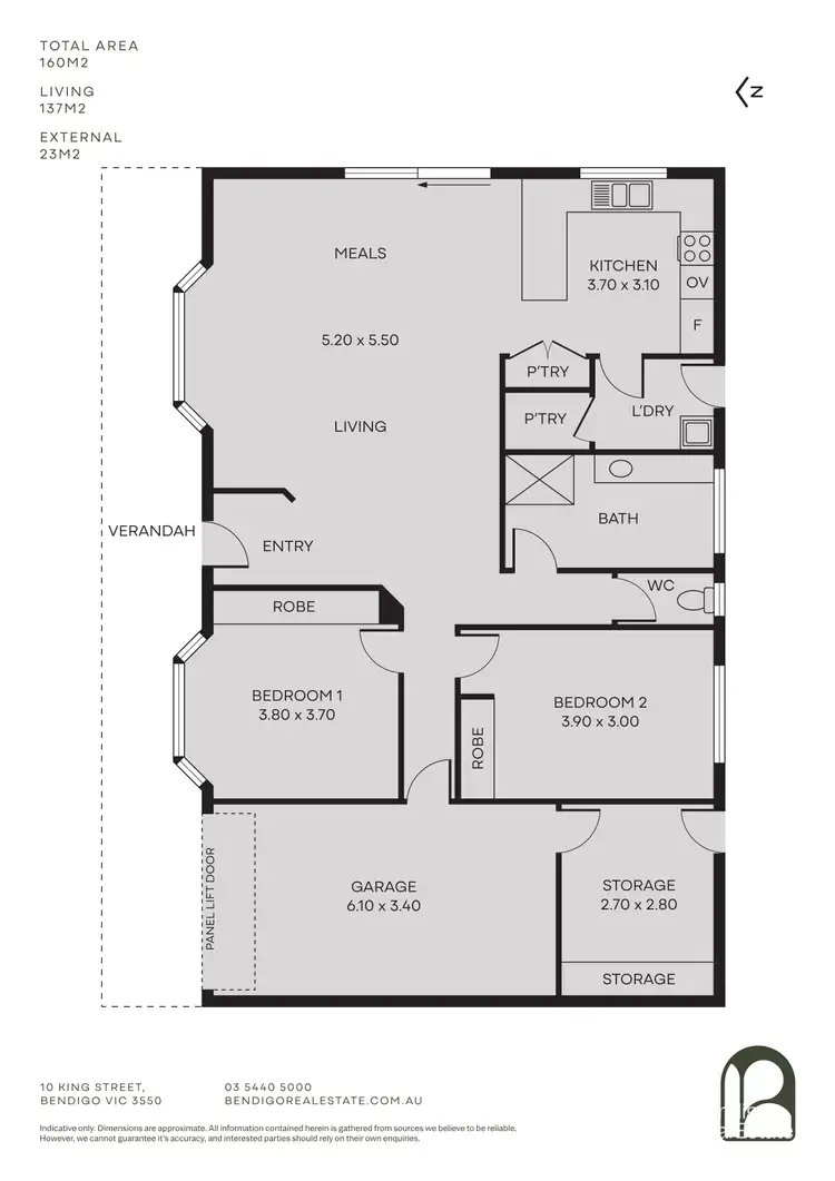 Floorplan of Homely unit listing, 5/26 Hodgkinson Street, Kennington VIC 3550