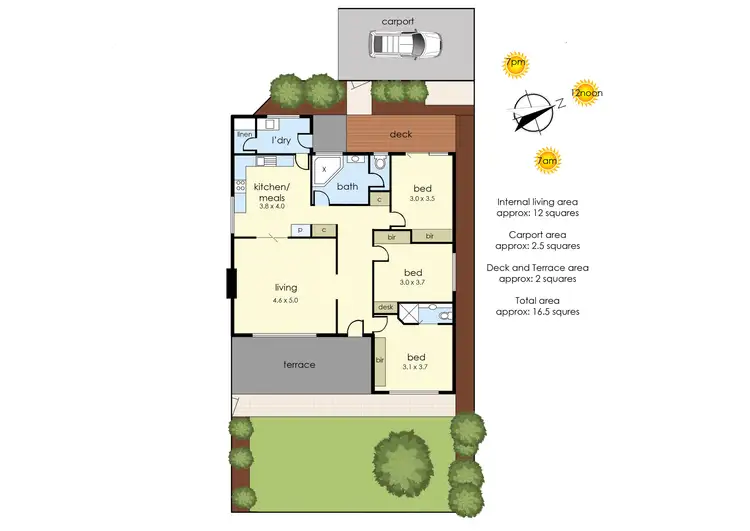Floorplan of Homely house listing, 1/31 Parer Street, Frankston VIC 3199