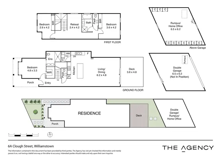 Floorplan of Homely house listing, 6A Clough Street, Williamstown VIC 3016