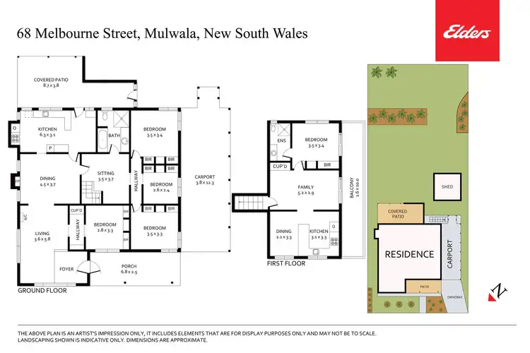 Floorplan of Homely house listing, 68 Melbourne Street, Mulwala NSW 2647