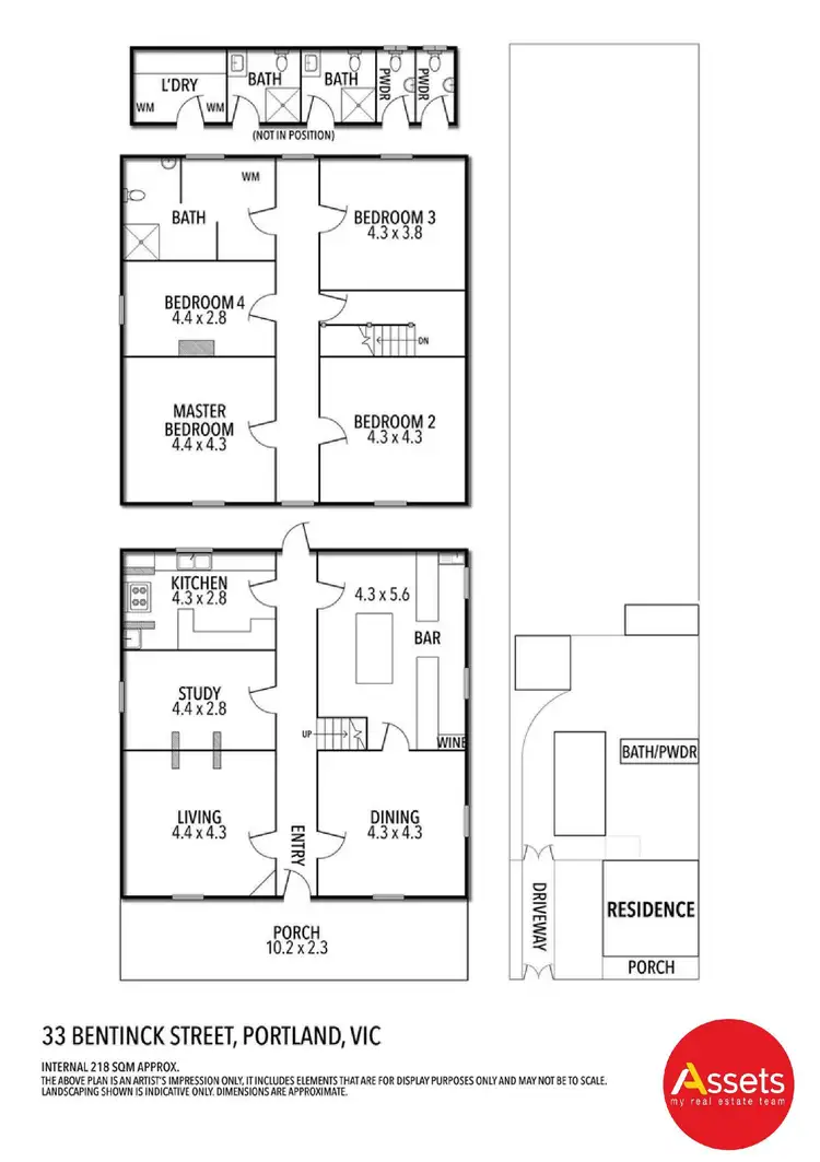 Floorplan of Homely house listing, 33 Bentinck Street, Portland VIC 3305