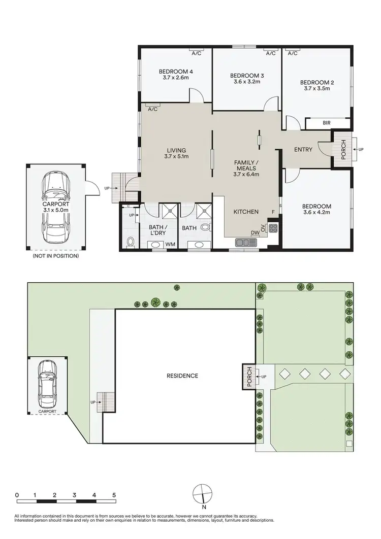 Floorplan of Homely unit listing, 1/46 Kionga Street, Clayton VIC 3168