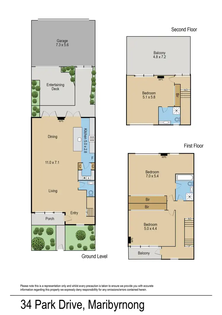 Floorplan of Homely house listing, 34 Park Drive, Maribyrnong VIC 3032