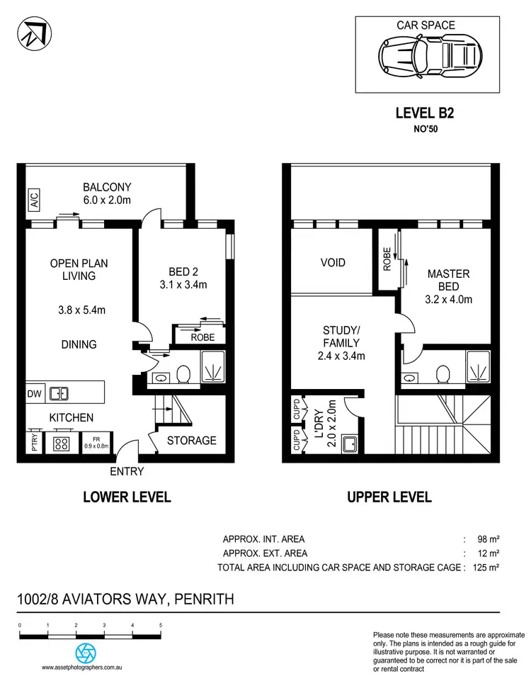 Floorplan of Homely apartment listing, 1002/8 Aviators Way, Penrith NSW 2750