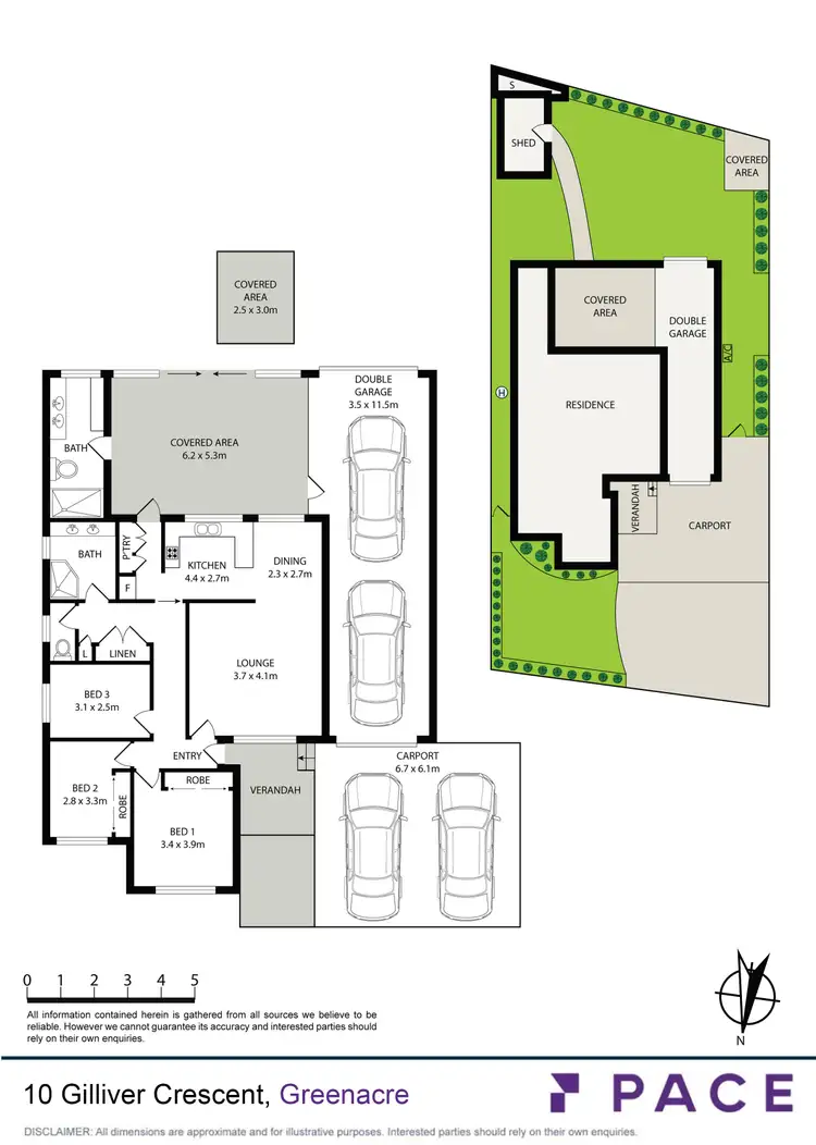 Floorplan of Homely house listing, 10 Gilliver Crescent, Greenacre NSW 2190