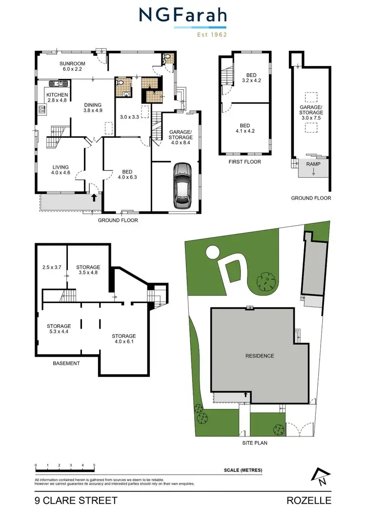 Floorplan of Homely house listing, 9 Clare Street, Rozelle NSW 2039