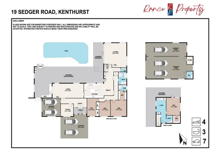 Floorplan of Homely rural property listing, 19 Sedger Road, Kenthurst NSW 2156