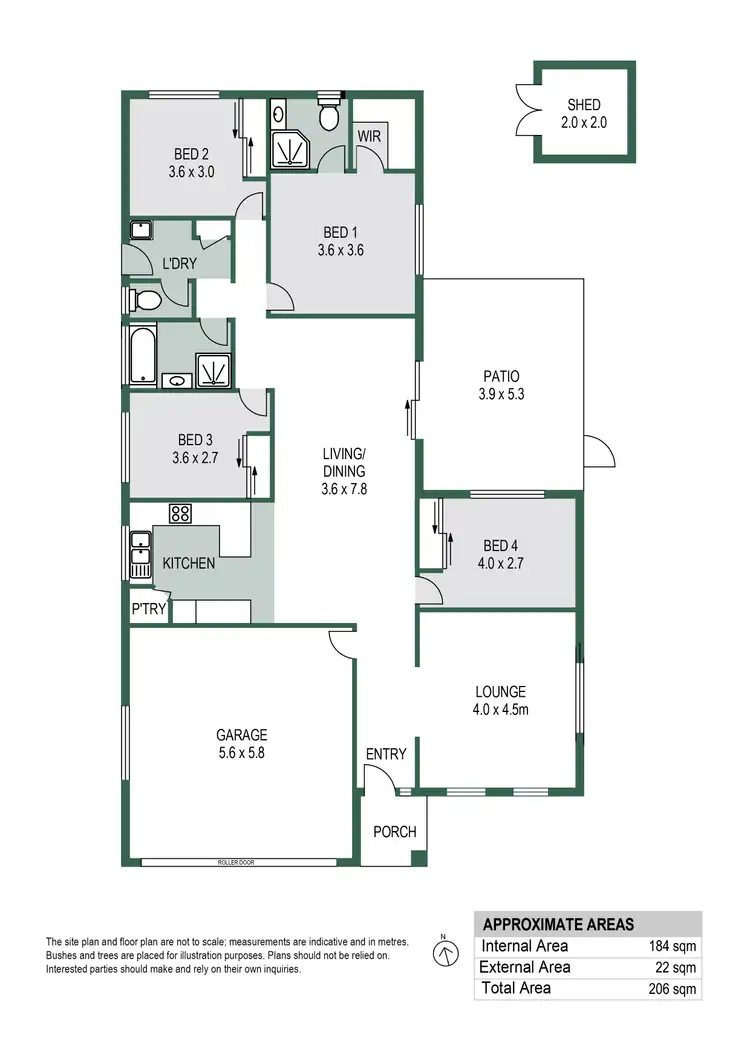 Floorplan of Homely house listing, 76 Girraween Way, Eli Waters QLD 4655