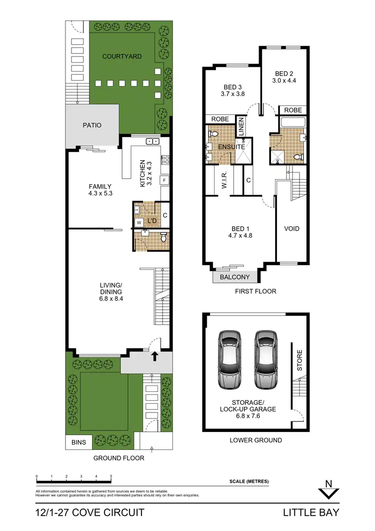 Floorplan of Homely terrace listing, 12/1-27 Cove Circuit, Little Bay NSW 2036