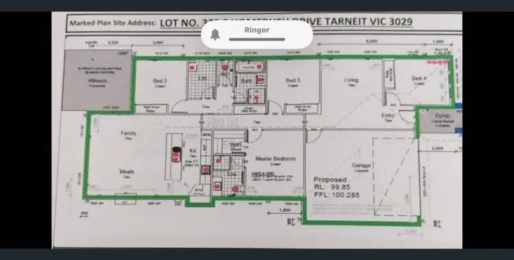 Floorplan of Homely house listing, 8 Homebush Drive, Tarneit VIC 3029