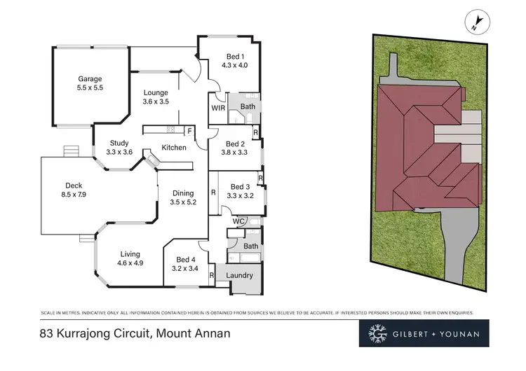 Floorplan of Homely house listing, 83 Kurrajong Circuit, Mount Annan NSW 2567