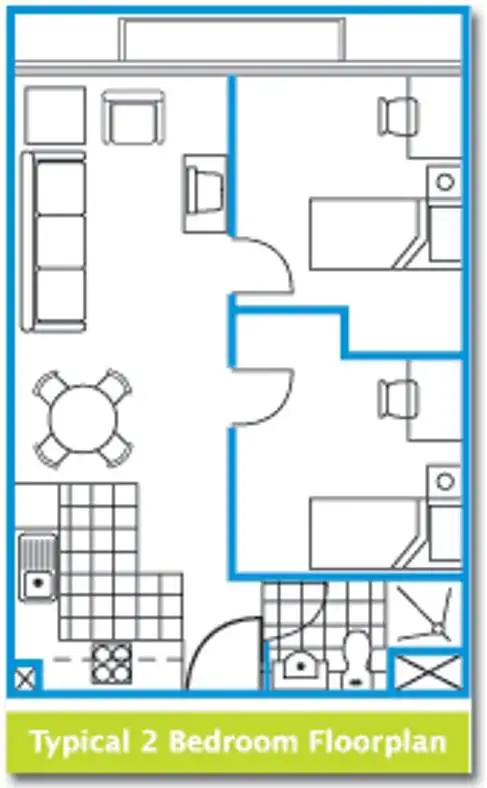 Floorplan of Homely apartment listing, 1008/39 Lonsdale Street, Melbourne VIC 3000