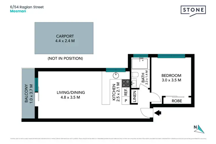 Floorplan of Homely apartment listing, 6/54 Raglan Street, Mosman NSW 2088