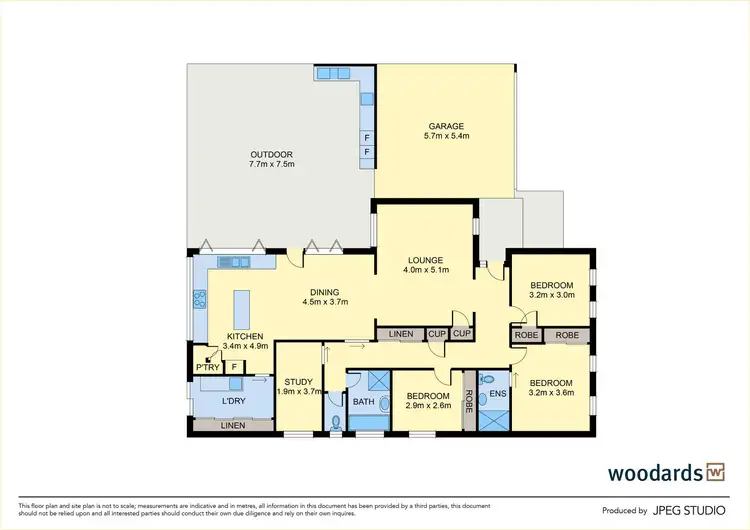 Floorplan of Homely house listing, 9 Carnegie Court, Gisborne VIC 3437
