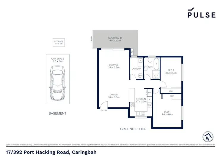Floorplan of Homely unit listing, 17/392 Port Hacking Road, Caringbah NSW 2229