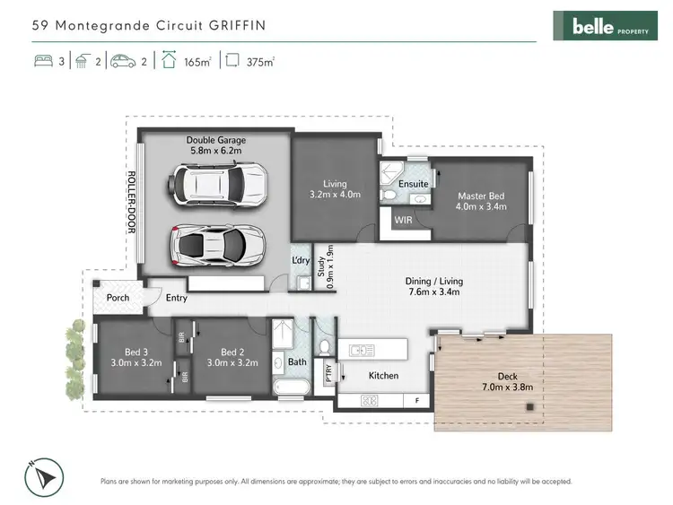 Floorplan of Homely house listing, 59 Montegrande Circuit, Griffin QLD 4503