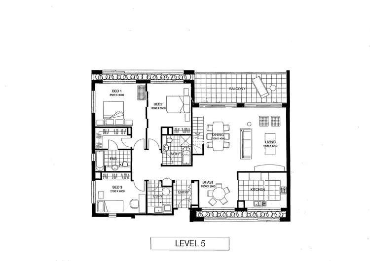 Floorplan of Homely unit listing, 11/15 Dick Street, Henley NSW 2111