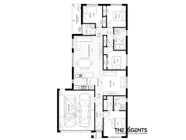 Floorplan of Homely house listing, 34 Pauline Way, Tarneit VIC 3029