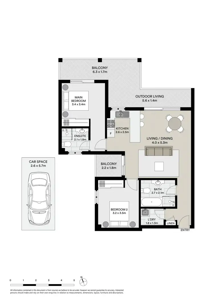 Floorplan of Homely unit listing, 18/52 Bay Street, Rockdale NSW 2216