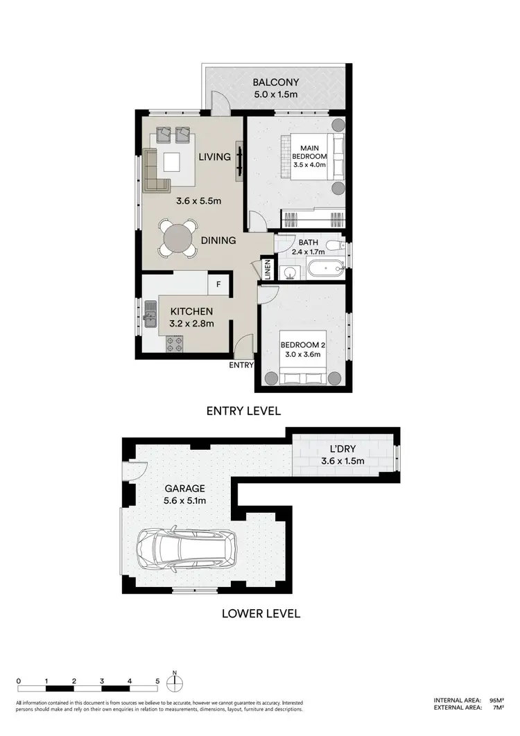 Floorplan of Homely apartment listing, 6/5 Astolat Street, Randwick NSW 2031