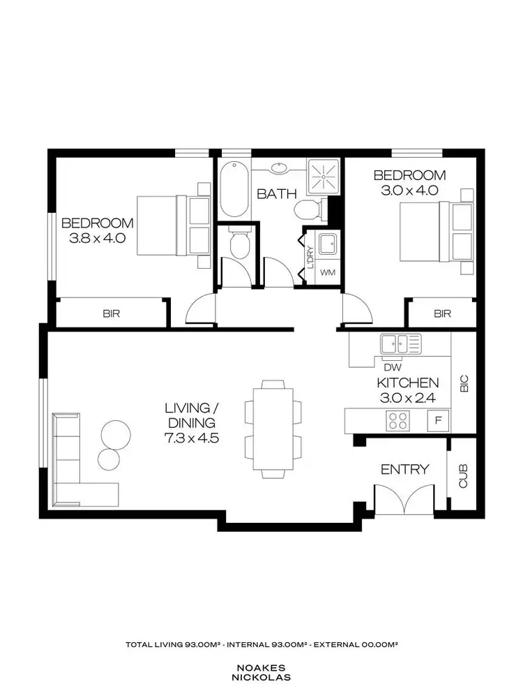 Floorplan of Homely unit listing, 24/11 Charlick Circuit, Adelaide SA 5000