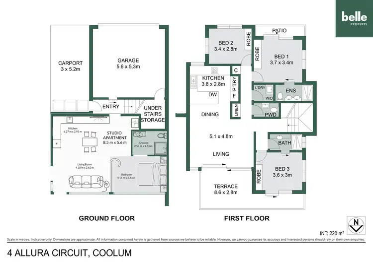 Floorplan of Homely townhouse listing, 4 Allura Circuit, Coolum Beach QLD 4573