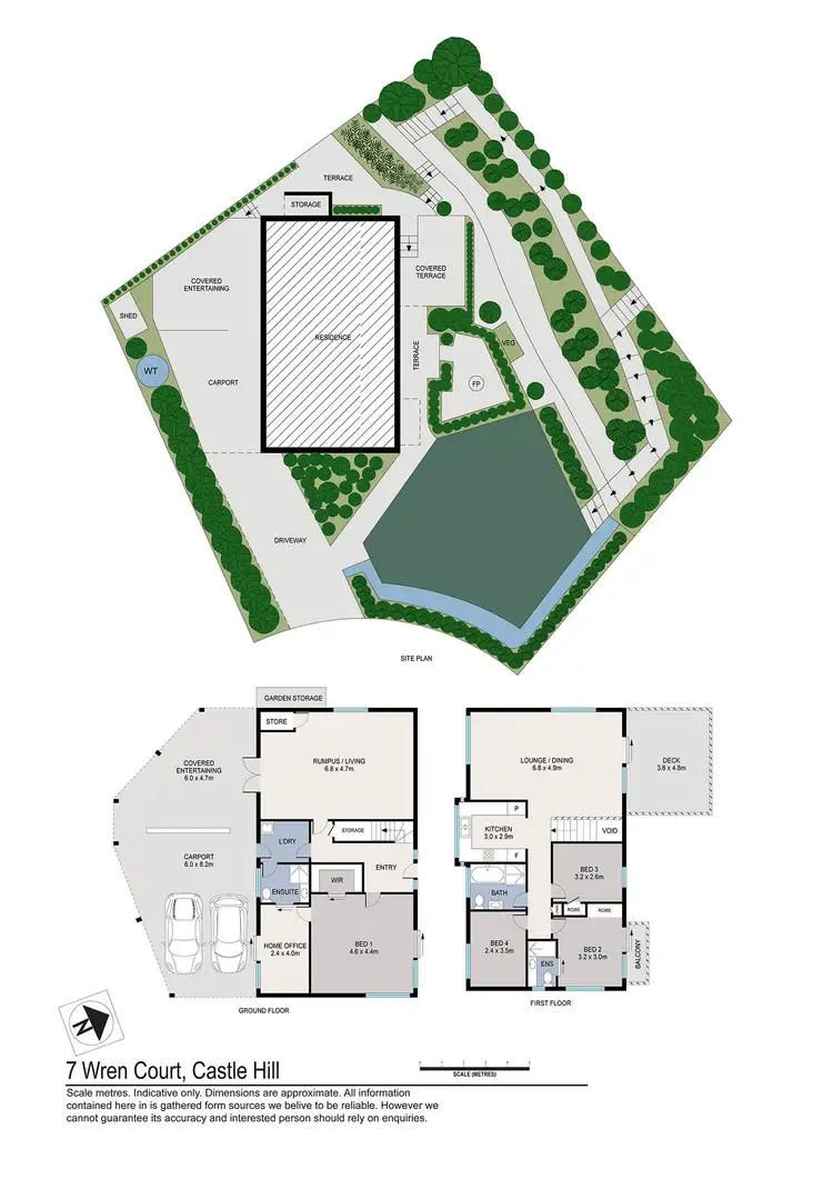 Floorplan of Homely house listing, 7 Wren Court, Castle Hill NSW 2154