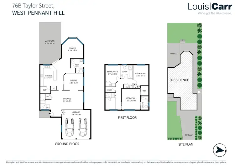 Floorplan of Homely house listing, 76b Taylor Street, West Pennant Hills NSW 2125