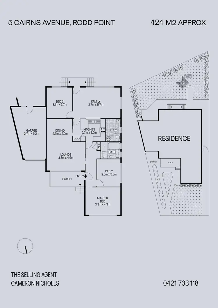 Floorplan of Homely house listing, 5 Cairns Avenue, Rodd Point NSW 2046