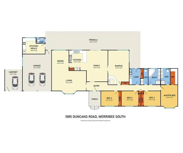 Floorplan of Homely house listing, 1085 Duncans Road, Werribee South VIC 3030