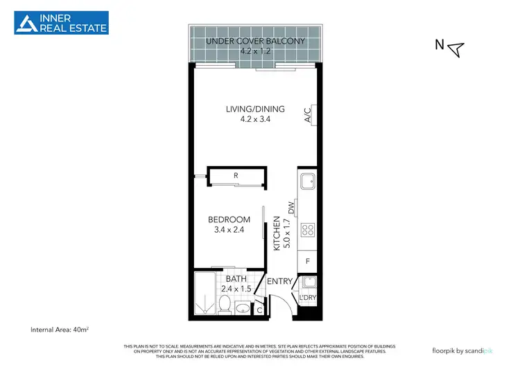 Floorplan of Homely apartment listing, 2014/39 Coventry Street, Southbank VIC 3006