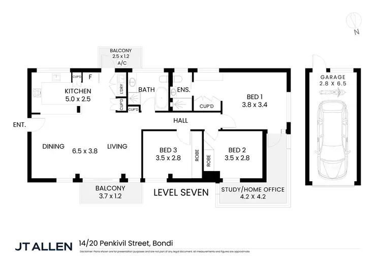 Floorplan of Homely apartment listing, 14/20 Penkivil Street, Bondi NSW 2026