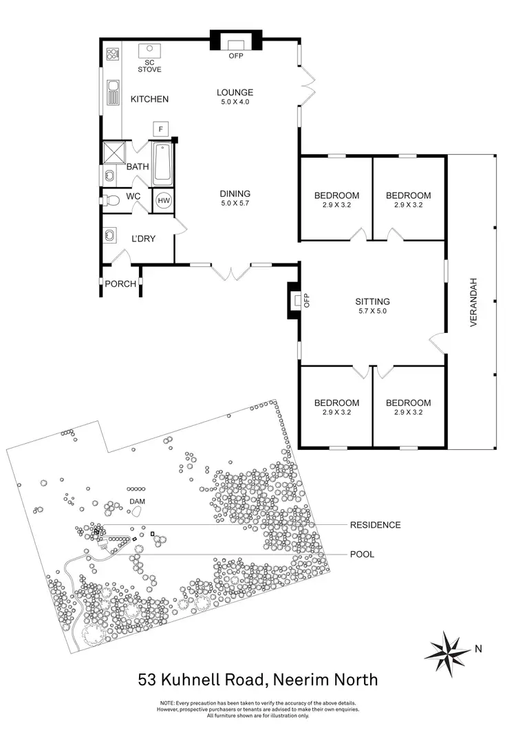 Floorplan of Homely house listing, 53 Kuhnell Road, Neerim North VIC 3832