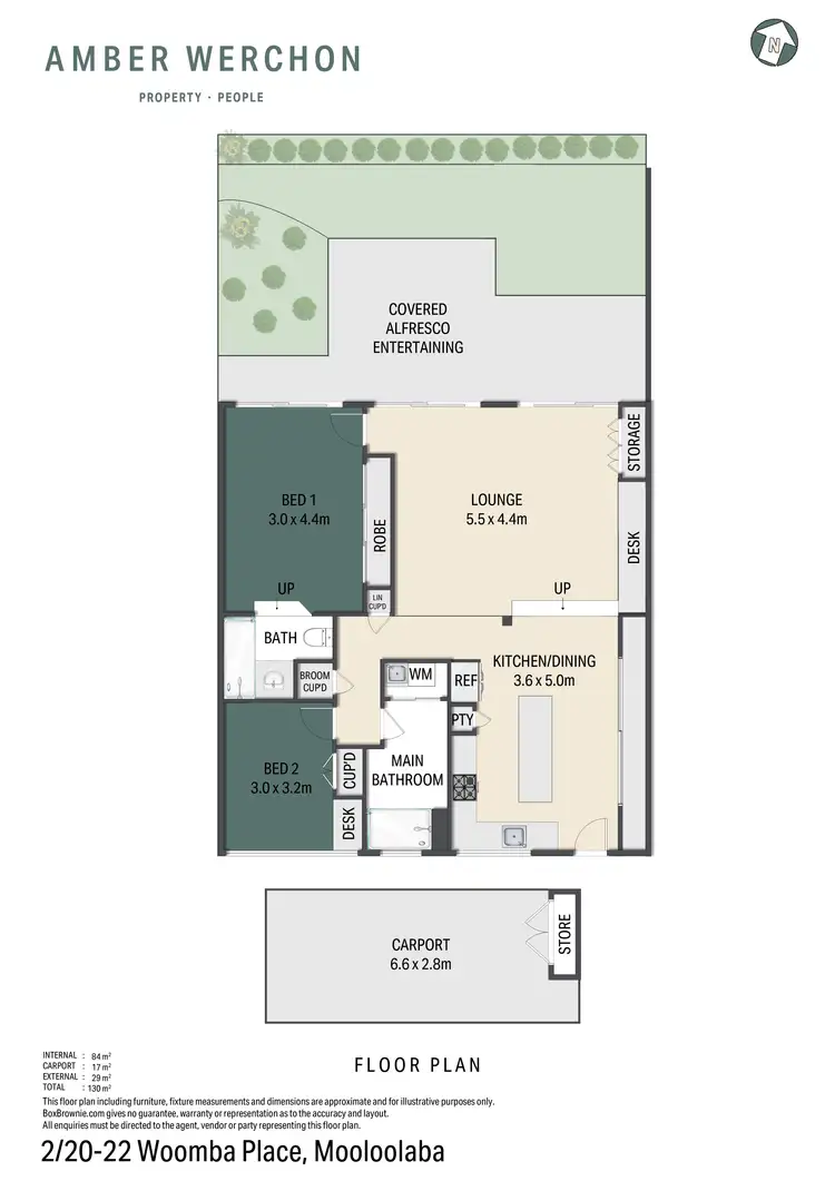 Floorplan of Homely unit listing, 2/20-22 Woomba Place, Mooloolaba QLD 4557