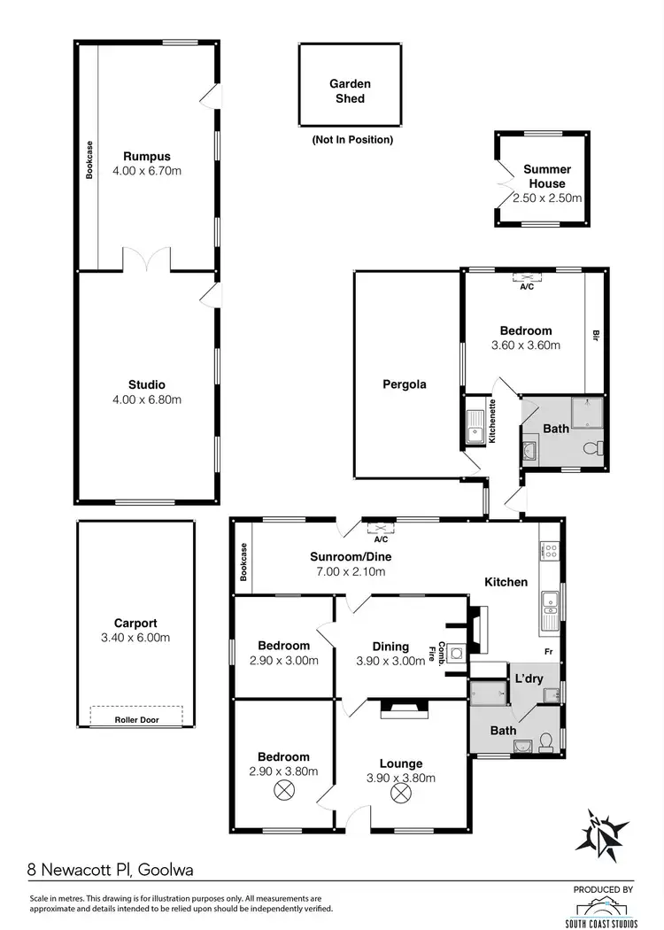 Floorplan of Homely house listing, 8 Newacott Place, Goolwa SA 5214
