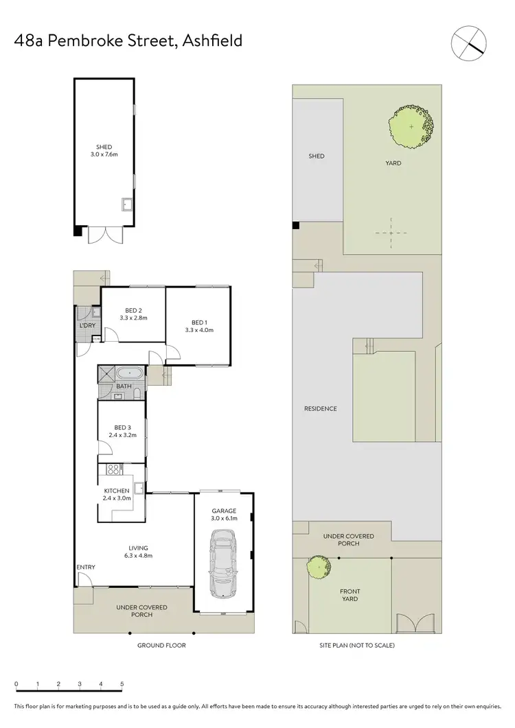 Floorplan of Homely house listing, 48A Pembroke Street, Ashfield NSW 2131