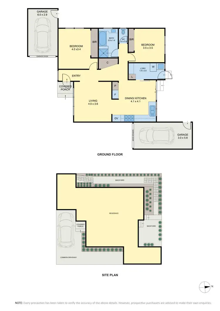 Floorplan of Homely villa listing, 3/25 Grice Crescent, Essendon VIC 3040