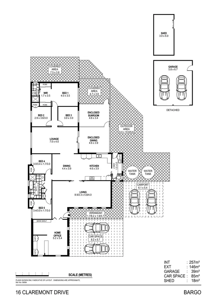 Floorplan of Homely house listing, 16 Claremont Drive, Bargo NSW 2574