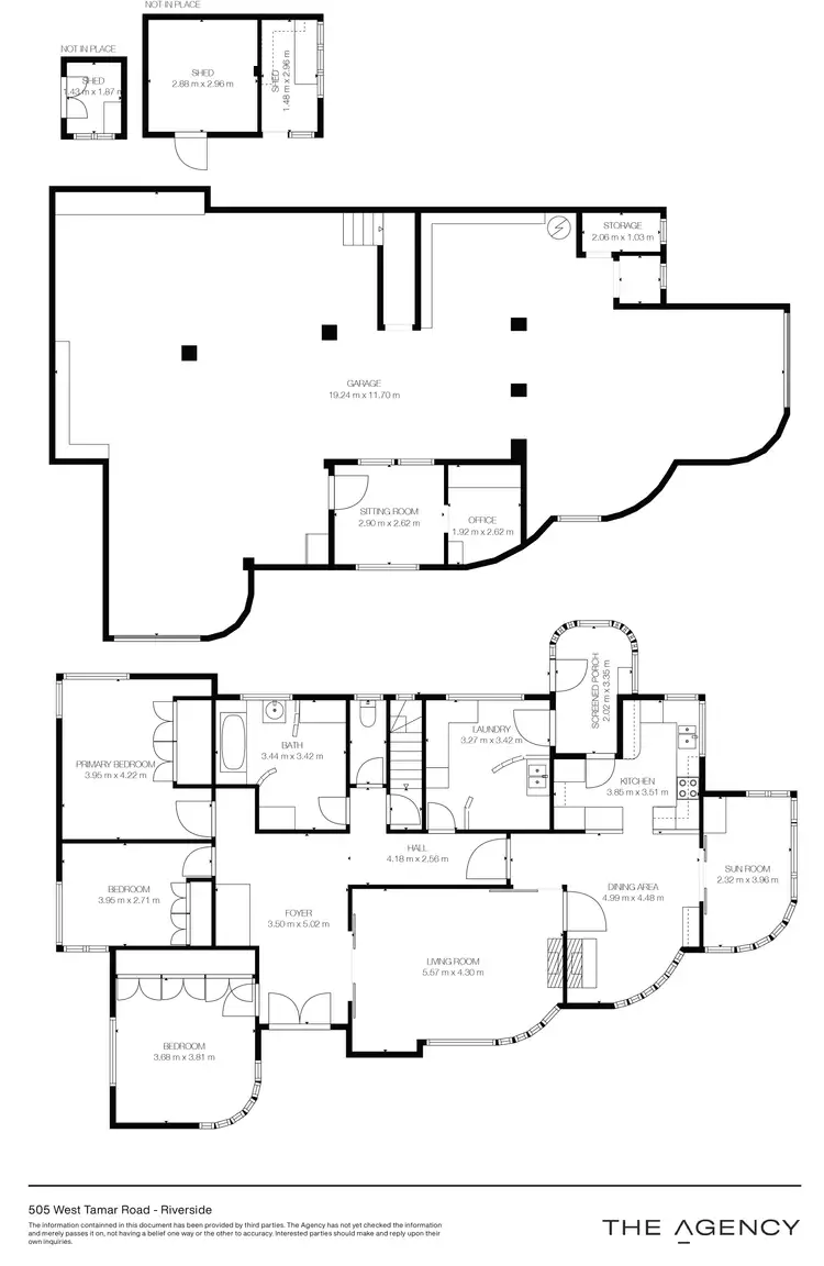 Floorplan of Homely house listing, 505 West Tamar Road, Riverside TAS 7250