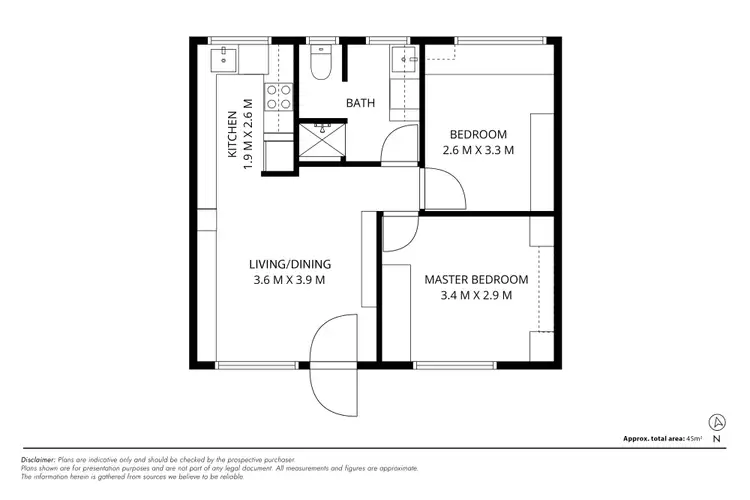 Floorplan of Homely unit listing, 7/3 Charles Street, Queanbeyan NSW 2620
