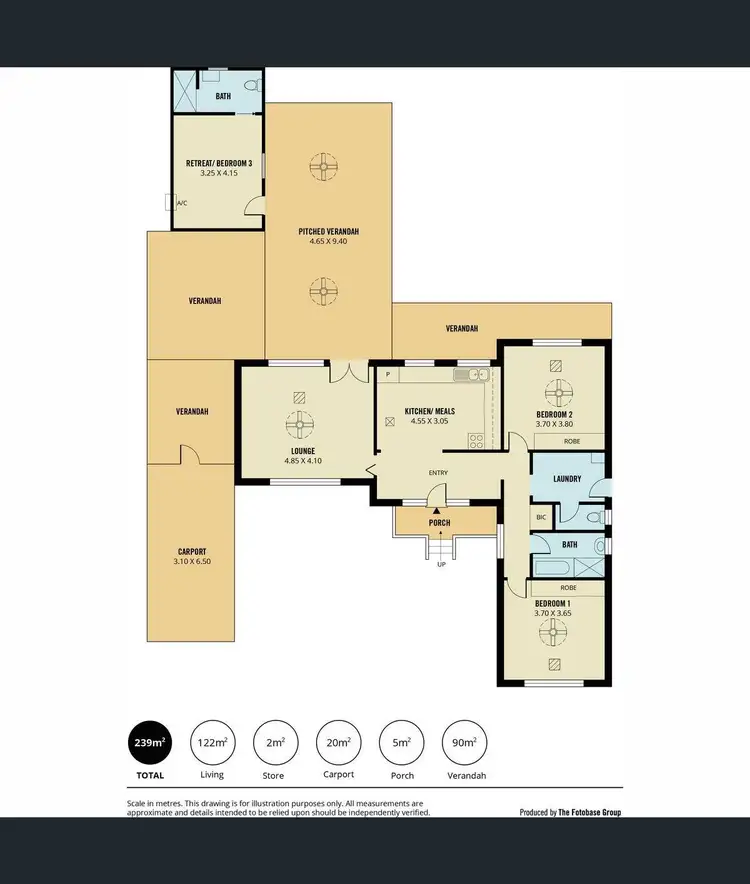 Floorplan of Homely house listing, 15 Nottingham Crescent, Valley View SA 5093