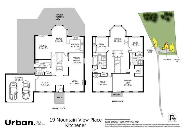 Floorplan of Homely house listing, 19 Mountain View Place, Kitchener NSW 2325