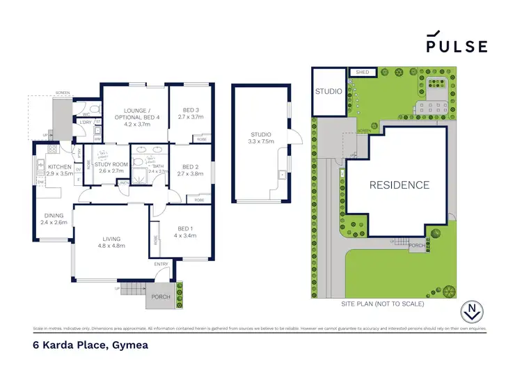 Floorplan of Homely house listing, 6 Karda Place, Gymea NSW 2227