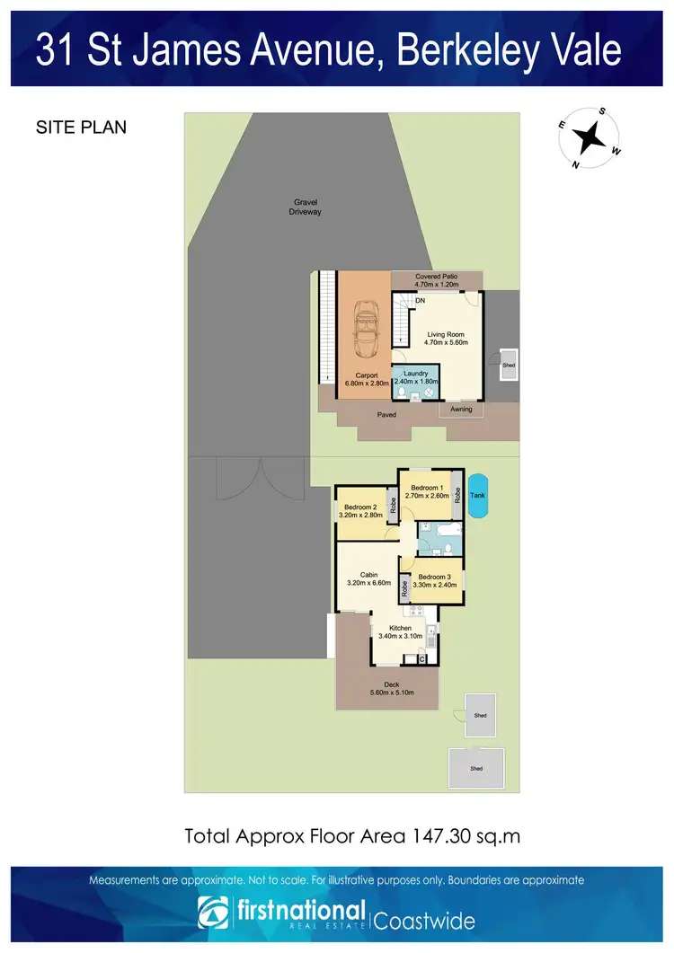 Floorplan of Homely house listing, 31 St James Avenue, Berkeley Vale NSW 2261