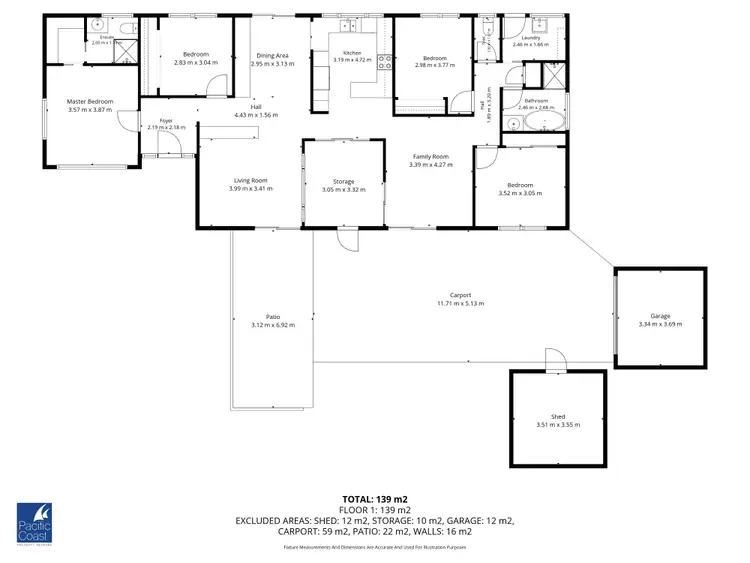 Floorplan of Homely house listing, 71 The Lakes Way, Forster NSW 2428