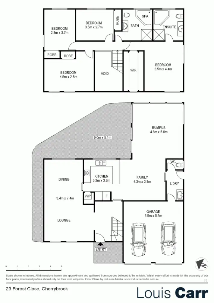Floorplan of Homely house listing, 23 Forest Close, Cherrybrook NSW 2126