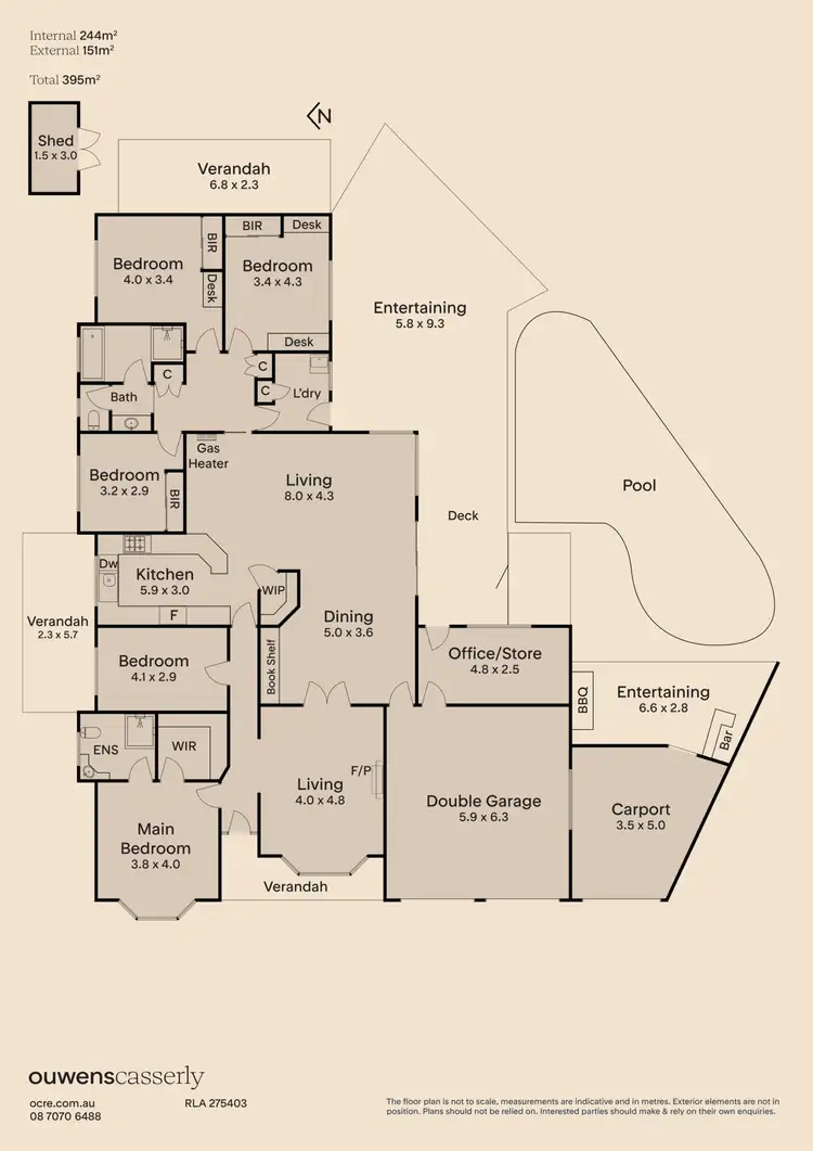 Floorplan of Homely house listing, 2 Heathcote Place, Onkaparinga Hills SA 5163